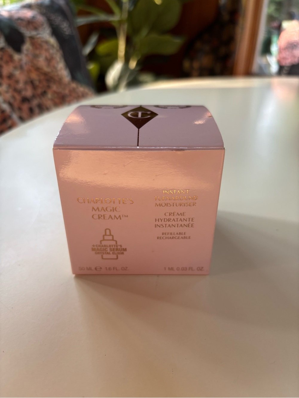 Charlotte Tilbury Magic Cream - Light Pink and Gold Box